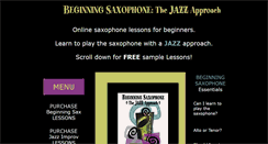 Desktop Screenshot of beginningsax.com